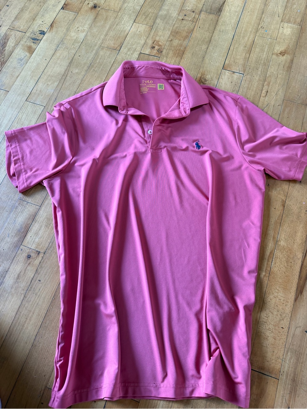 Polo by Ralph Lauren Pink Short-Sleeve Performance Polo